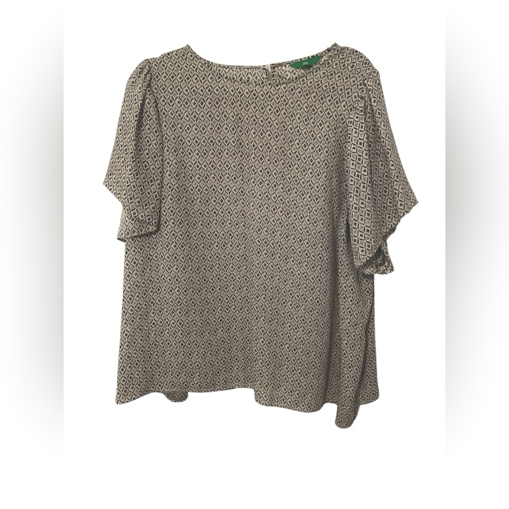 Short Sleeve Blouse Size 3X